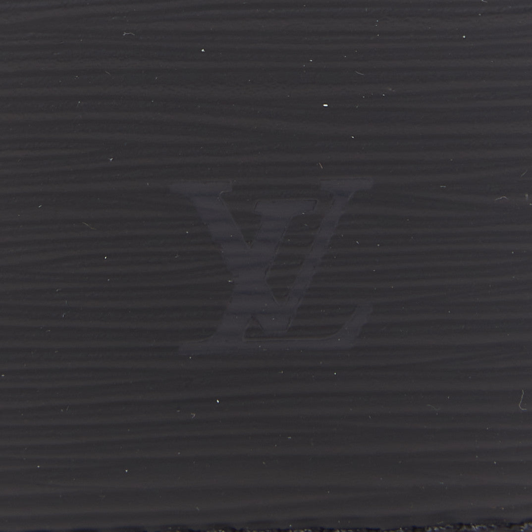 Epi Pochette Homme Clutch Black