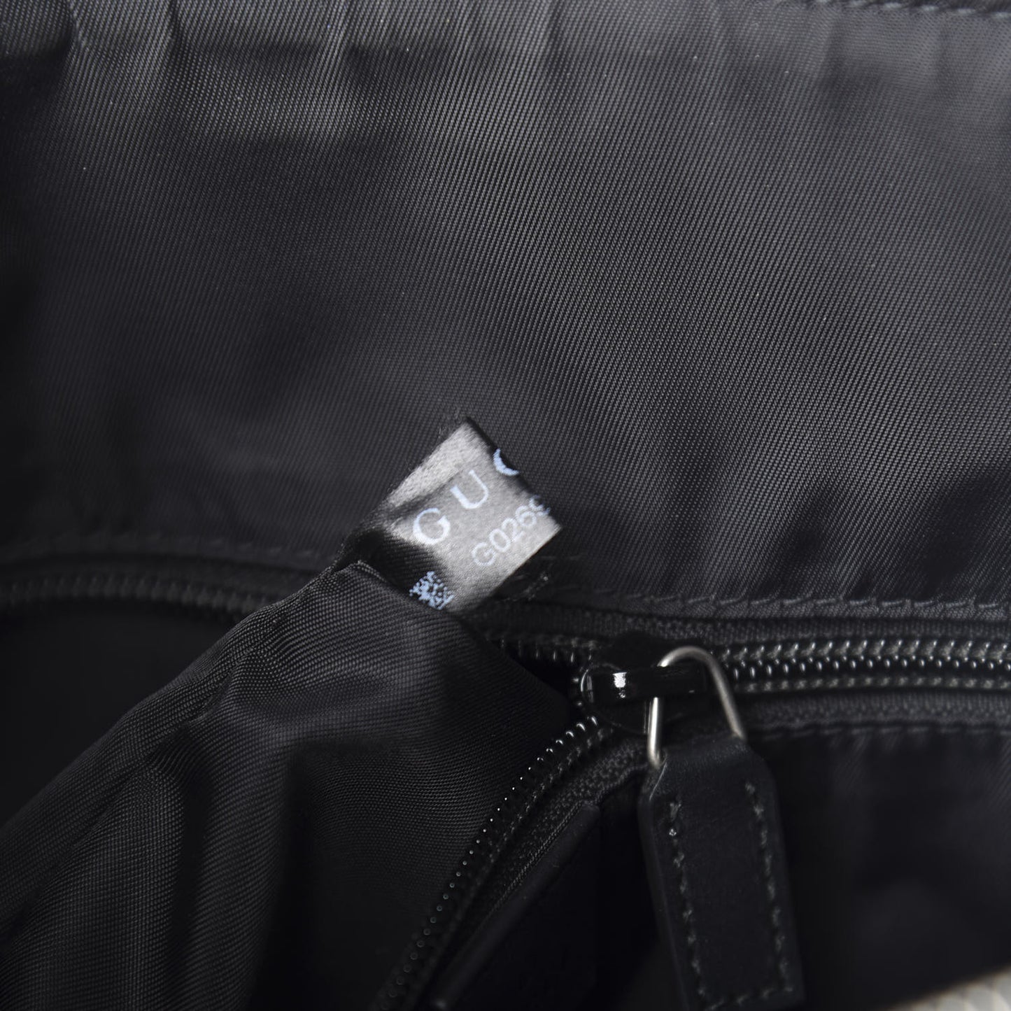 GG Supreme Monogram Web Messenger Bag Black