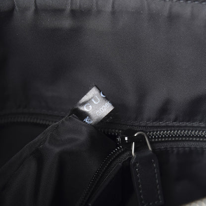 Gucci GG Supreme Monogram Web Messenger Bag Black 10 of 11