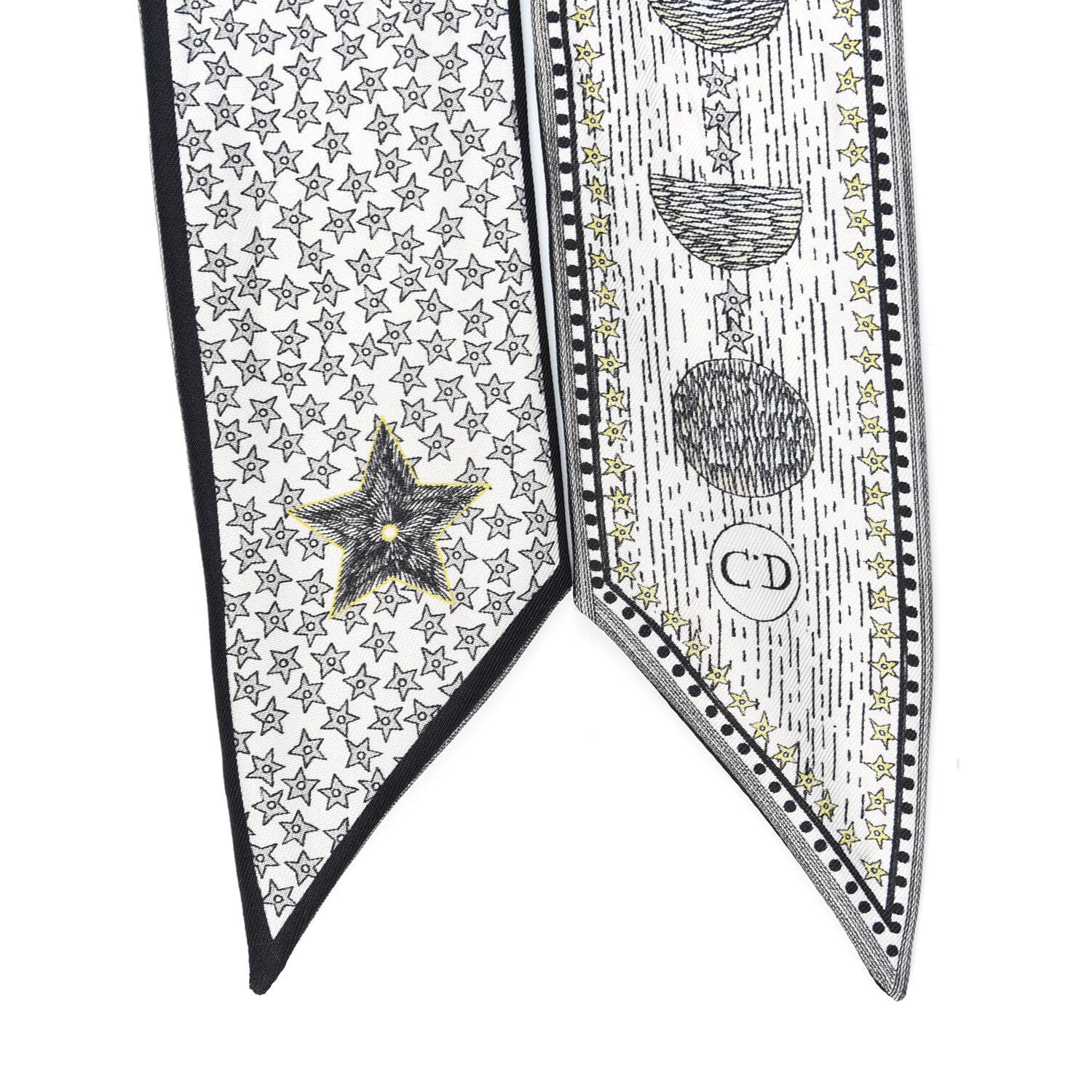 Christian Dior Silk La Lune Mitzah Scarf 2 of 4