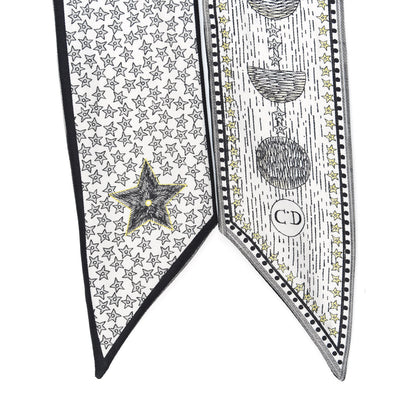 Christian Dior Silk La Lune Mitzah Scarf 2 of 4
