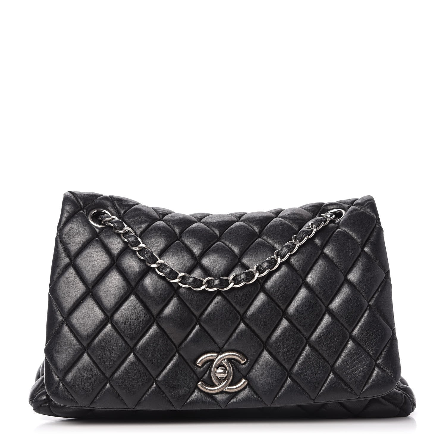 Chanel Lambskin Large New Bubble Flap Black 1 of 10