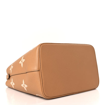 Louis Vuitton Empreinte Monogram Giant Neonoe MM Arizona Beige 5 of 10