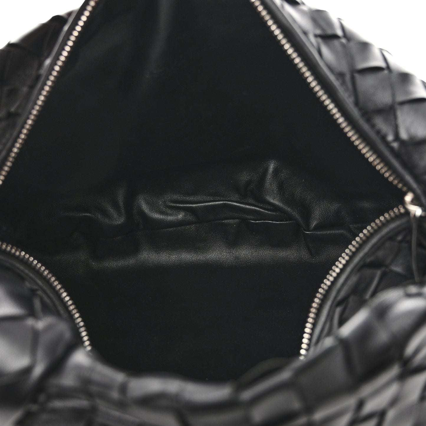Nappa Intrecciato Teen Jodie Hobo Black