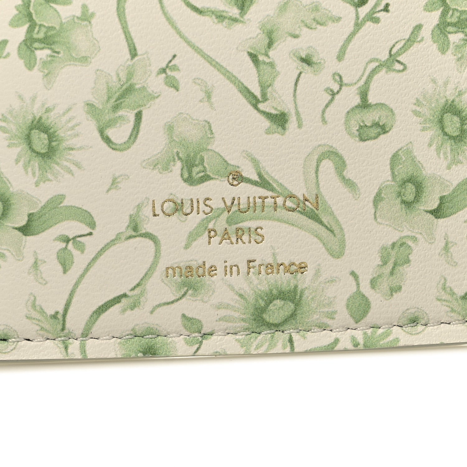 Louis Vuitton Taurillon Karung Capucines Compact Wallet Vert D'eau Green 7 of 8