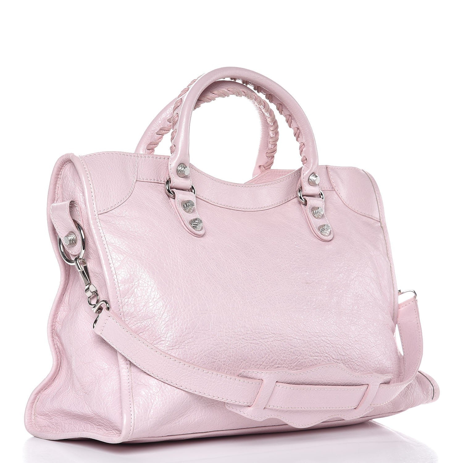 Balenciaga Agneau Giant 12 Silver Hardware City Rose Poudre Rose Petunia 4 of 13