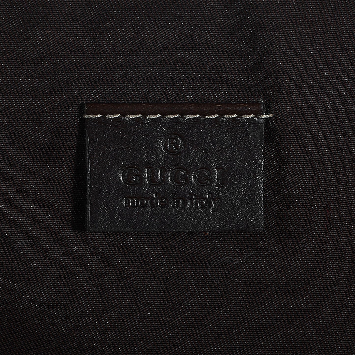 GG Plus Monogram Sellieria Calfskin Medium Joy Computer Case Beige Ebony Cocoa