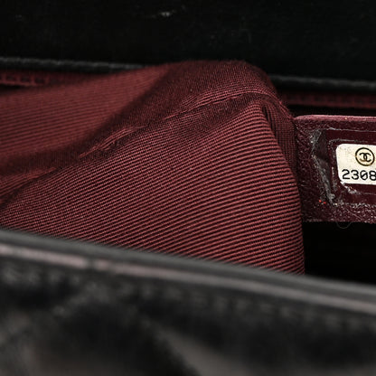 Chanel leather shoulder bag black 8 of 14