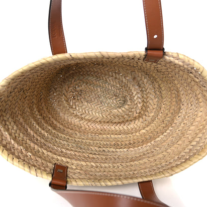 Loewe Raffia Basket Tote Bag Natural Tan 5 of 10