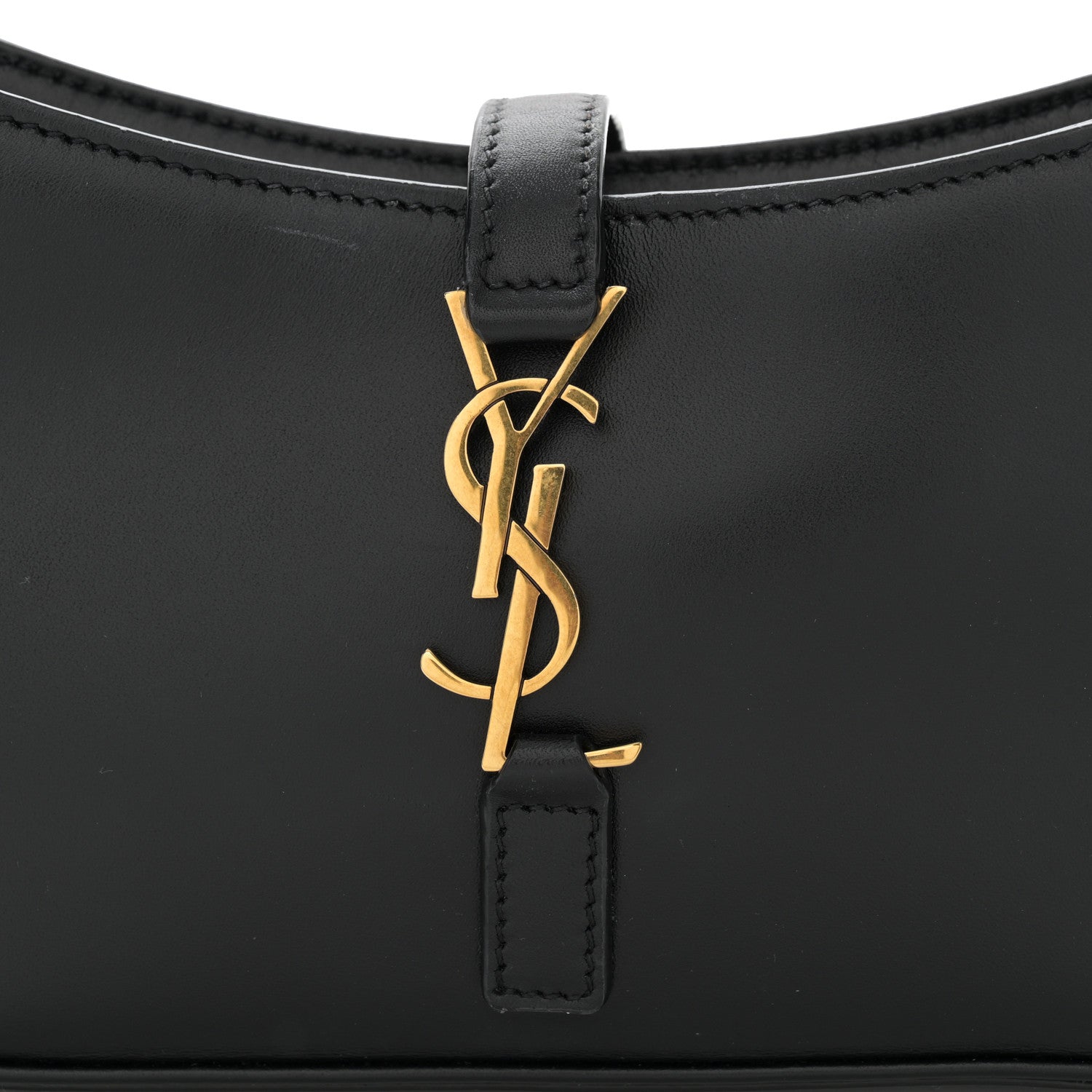 Saint Laurent Smooth Calfskin Le 5 A 7 Mini Hobo Black 8 of 12