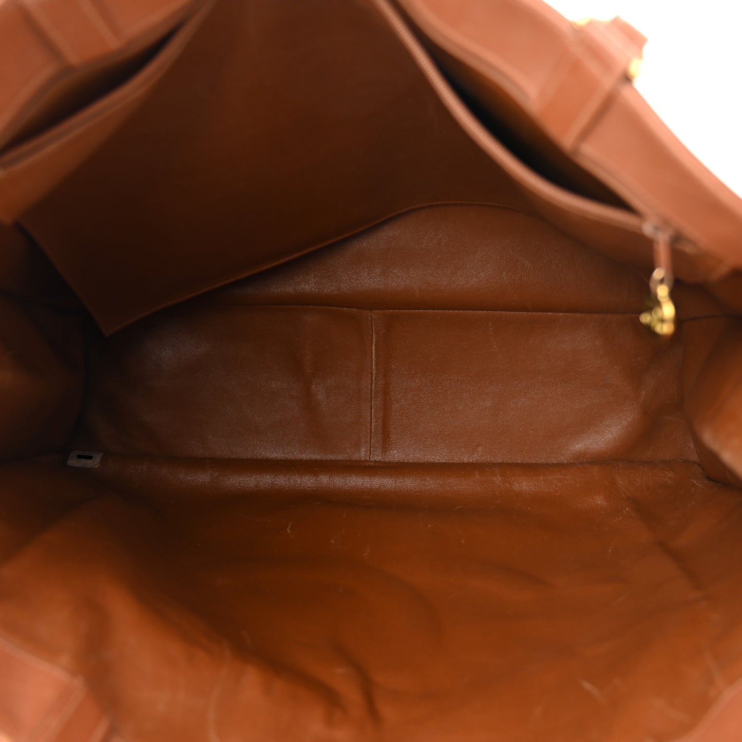 Lambskin Jumbo CC Shoulder Bag Brown