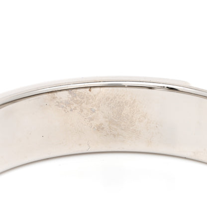 Hermes Enamel Narrow Clic Clac H Bracelet PM Burgundy 7 of 8