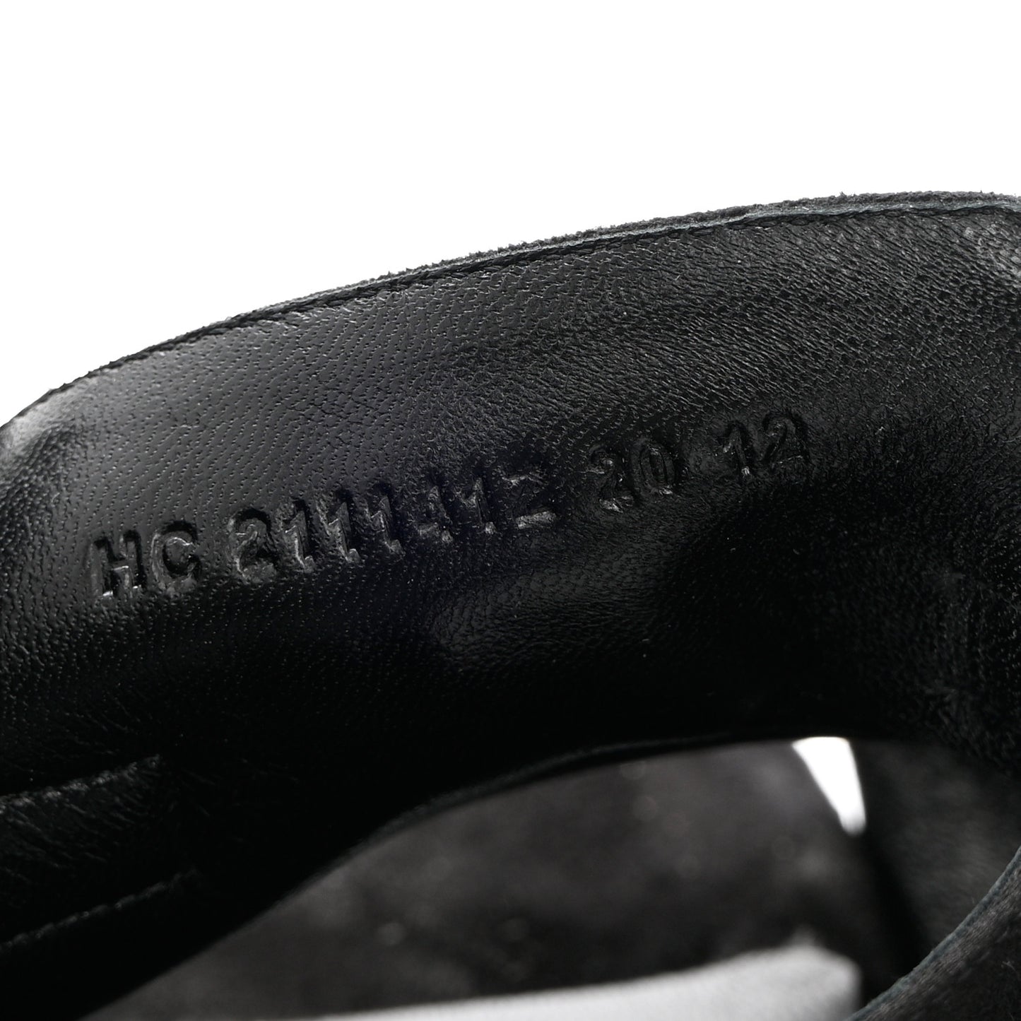 Suede Goatskin Satin Cute Sandals 39.5 Black