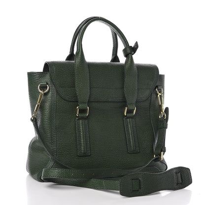 3.1 Phillip Lim 3.1 Textured Calfskin Medium Pashli Satchel Jade 4 of 9
