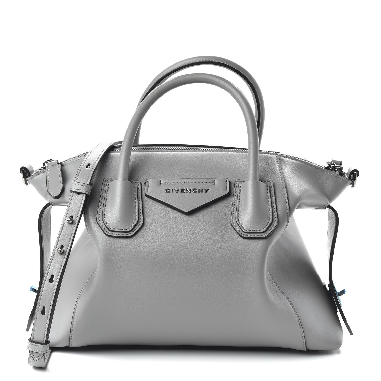 Givenchy Soft Calfskin Small Antigona Pearl Grey 1 of 9