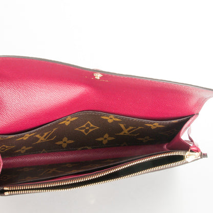 Louis Vuitton Monogram Emilie Wallet Fuchsia 5 of 7