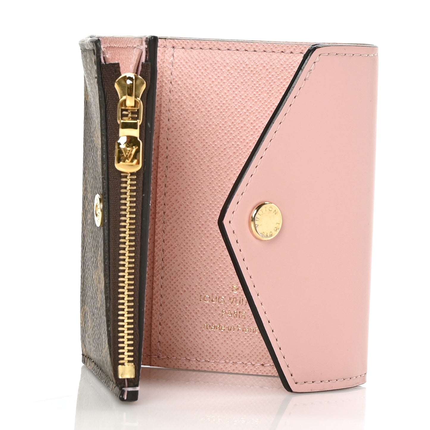 Monogram Zoe Wallet Rose Ballerine