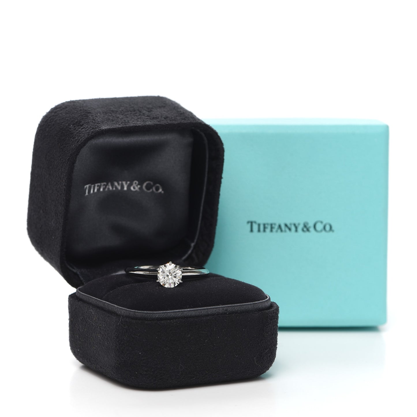 Platinum Diamond 1.08ct Solitaire Engagement Ring 62 10