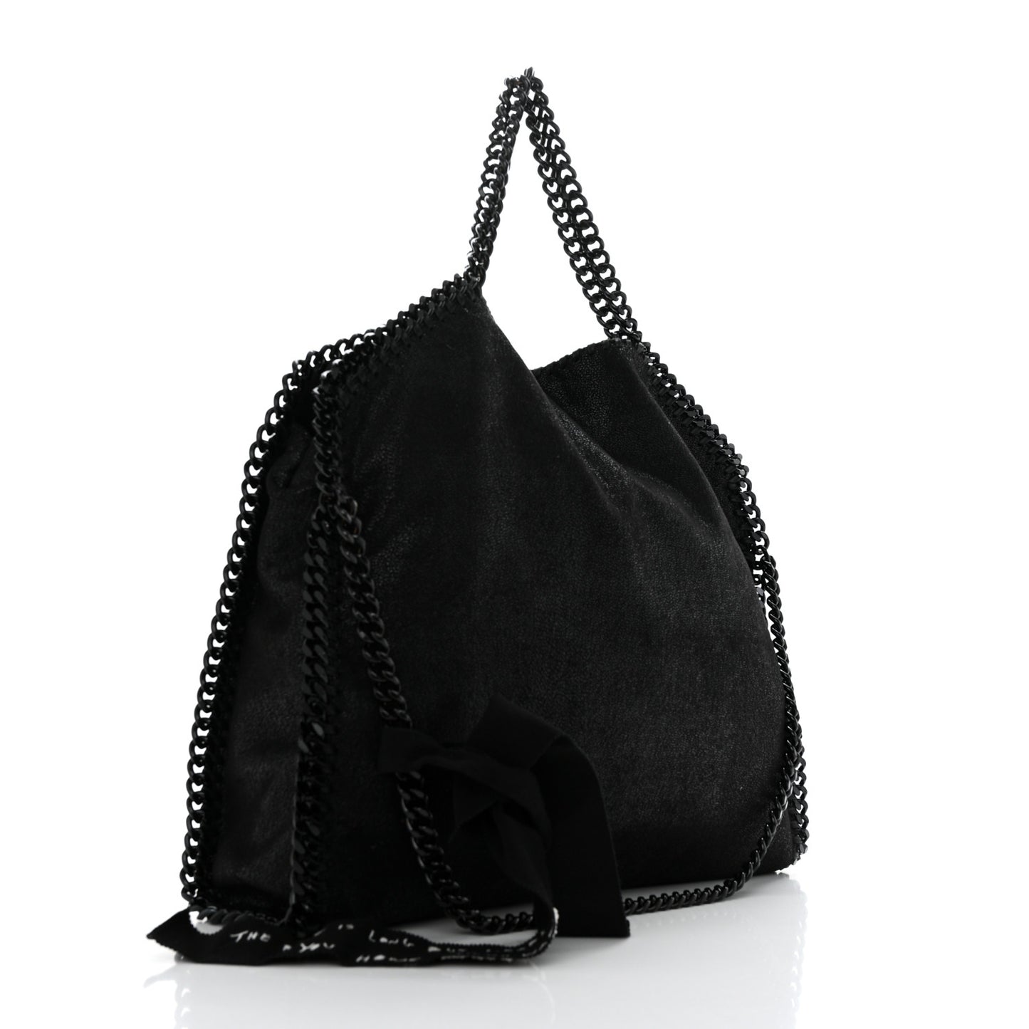 Shaggy Deer Healing Power of Horses Falabella Fold Over Tote Black