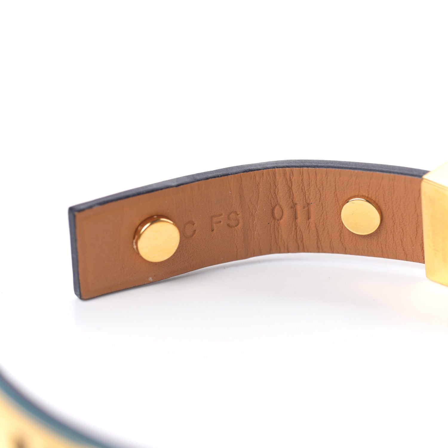 Hermes Swift Mini Dog Clous Ronds Bracelet T2 Bleu Du Nord 5 of 6