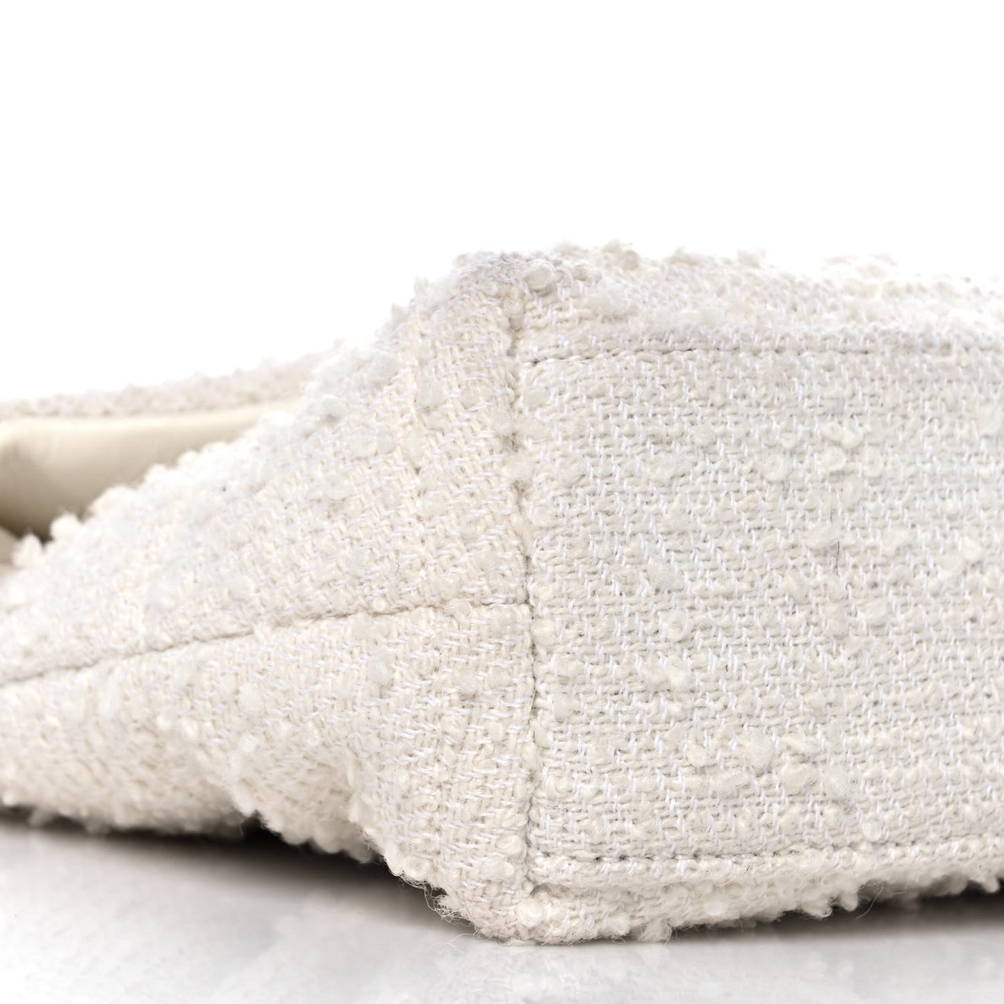 Boucle Tweed Quilted Toy Loulou Puffer Monogram Chain Satchel Crema Soft