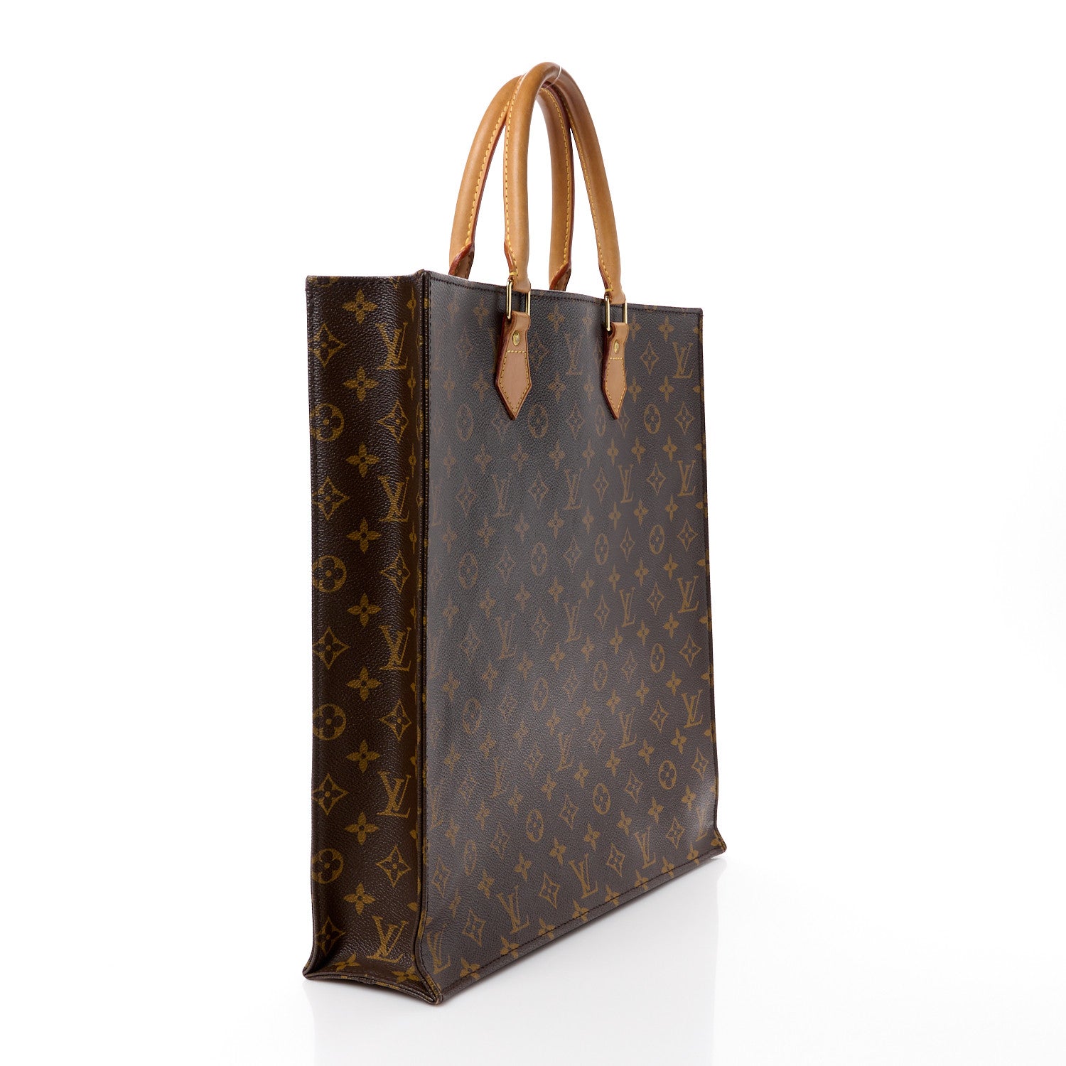 Louis Vuitton LOUIS VUITTON Monogram Sac Plat 3 of 11
