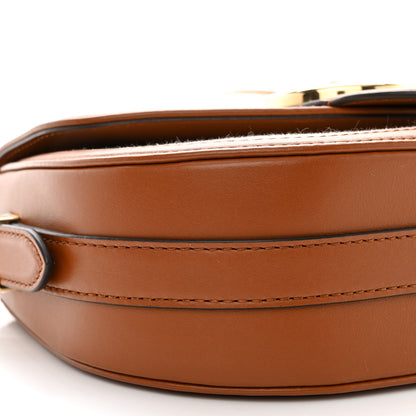 Louis Vuitton Canvas Smooth Calfskin LV Pont 9 Soft MM Caramel Brown 8 of 10