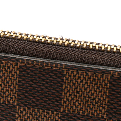 Louis Vuitton Damier Ebene Zippy Wallet Rose Ballerine 10 of 10