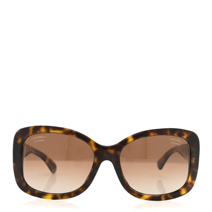 Chanel Acetate Polarized CC Sunglasses 5322 Marron Fonce 2 of 7