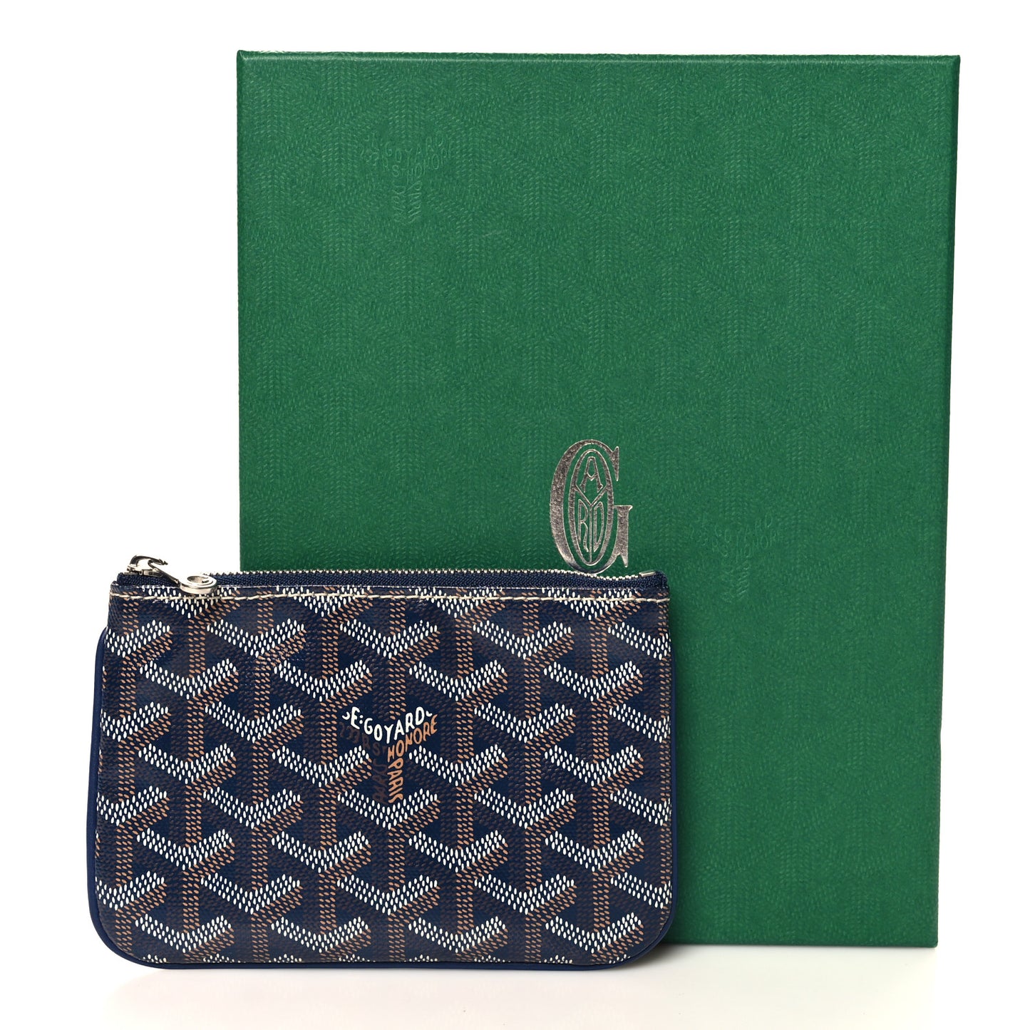Goyardine Mini Senat Pochette Navy