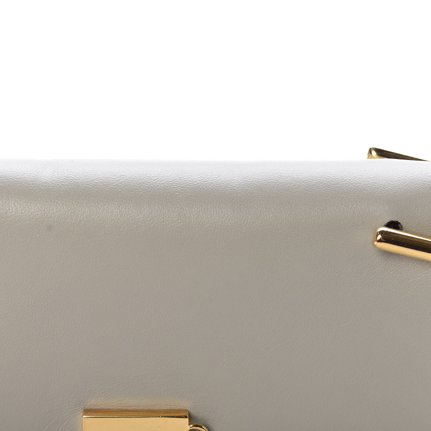 Chloe Grained Calfskin Lambskin Mini Bi-Color Drew Shoulder Bag Black Powder Beige 12 of 15