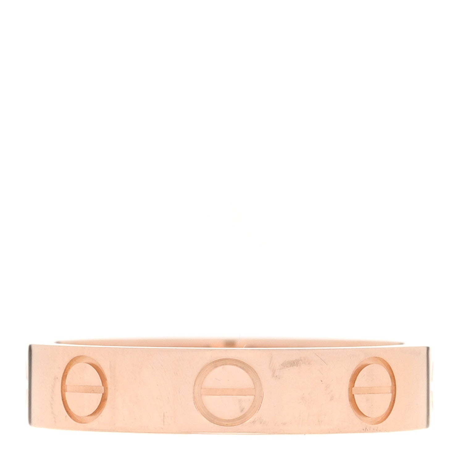 Cartier 18K Pink Gold 3.5mm LOVE Wedding Band Ring 48 4.5 1 of 4
