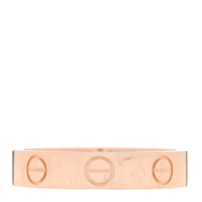 Cartier 18K Pink Gold 3.5mm LOVE Wedding Band Ring 48 4.5 1 of 4