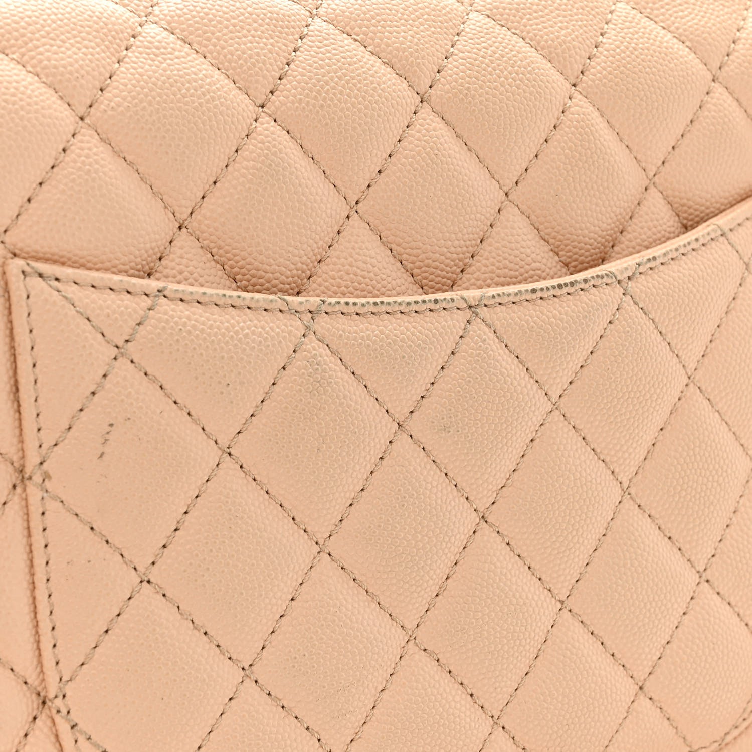 Chanel Caviar Quilted Small Coco Handle Flap Beige 12 of 13
