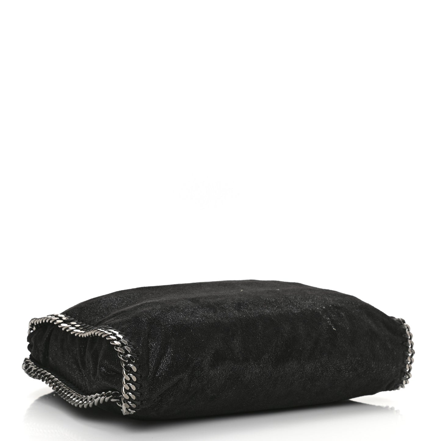 Shaggy Deer Small Falabella Fold Over Tote Black