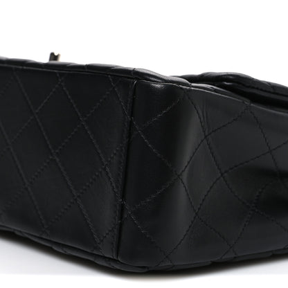 Chanel Lambskin Quilted Maxi Single Flap Black 10 of 10