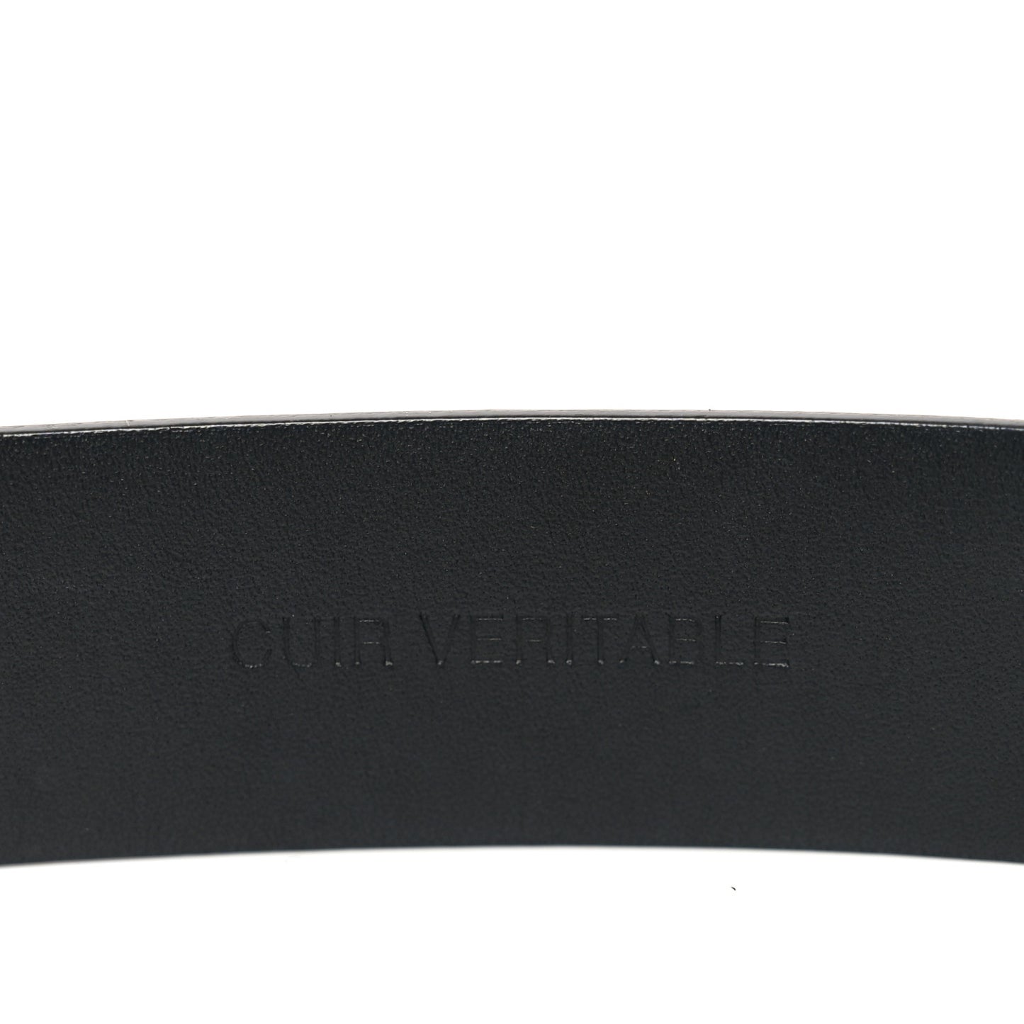 Calfskin Paris Button CC Belt 75 30 Black