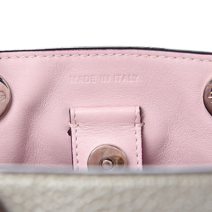 Christian Dior Metallic Bullcalf Small Diorissimo Champagne 7 of 7