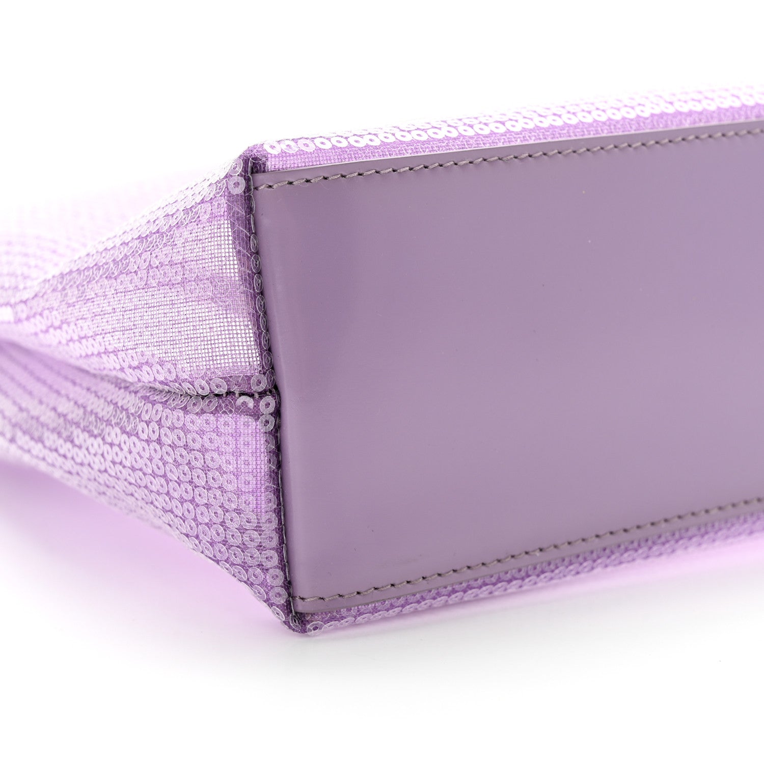 Prada Sequin Mesh Small Tote Bag Lilium 9 of 10