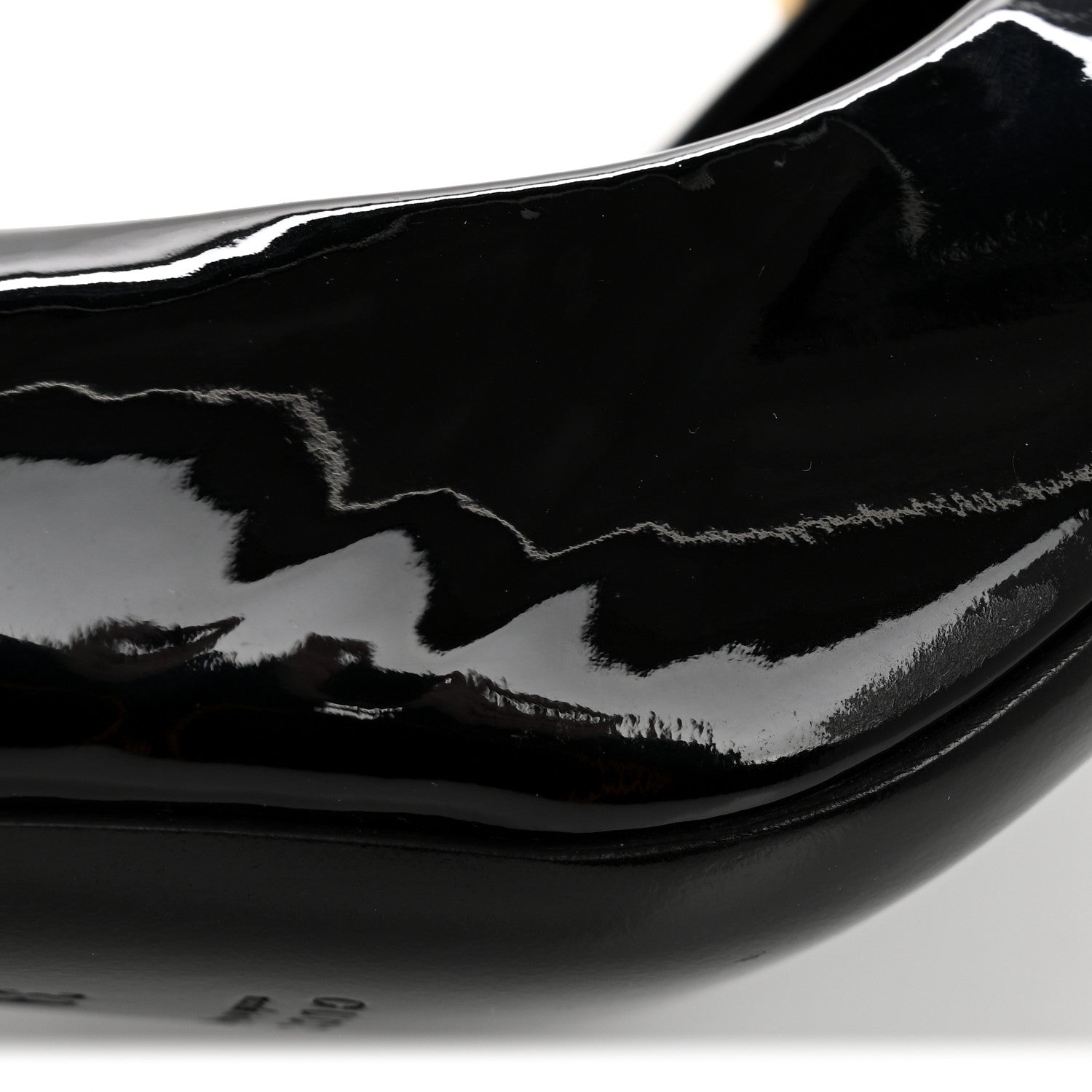Gucci Patent Calfskin Horsebit Pumps 39 Black 10 of 12