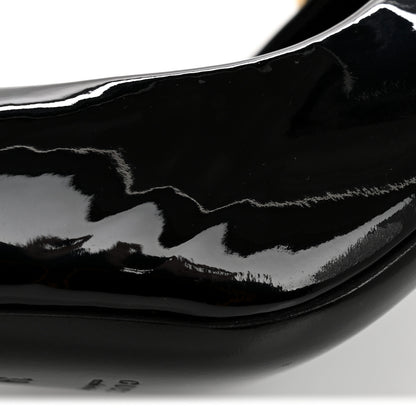Gucci Patent Calfskin Horsebit Pumps 39 Black 10 of 12