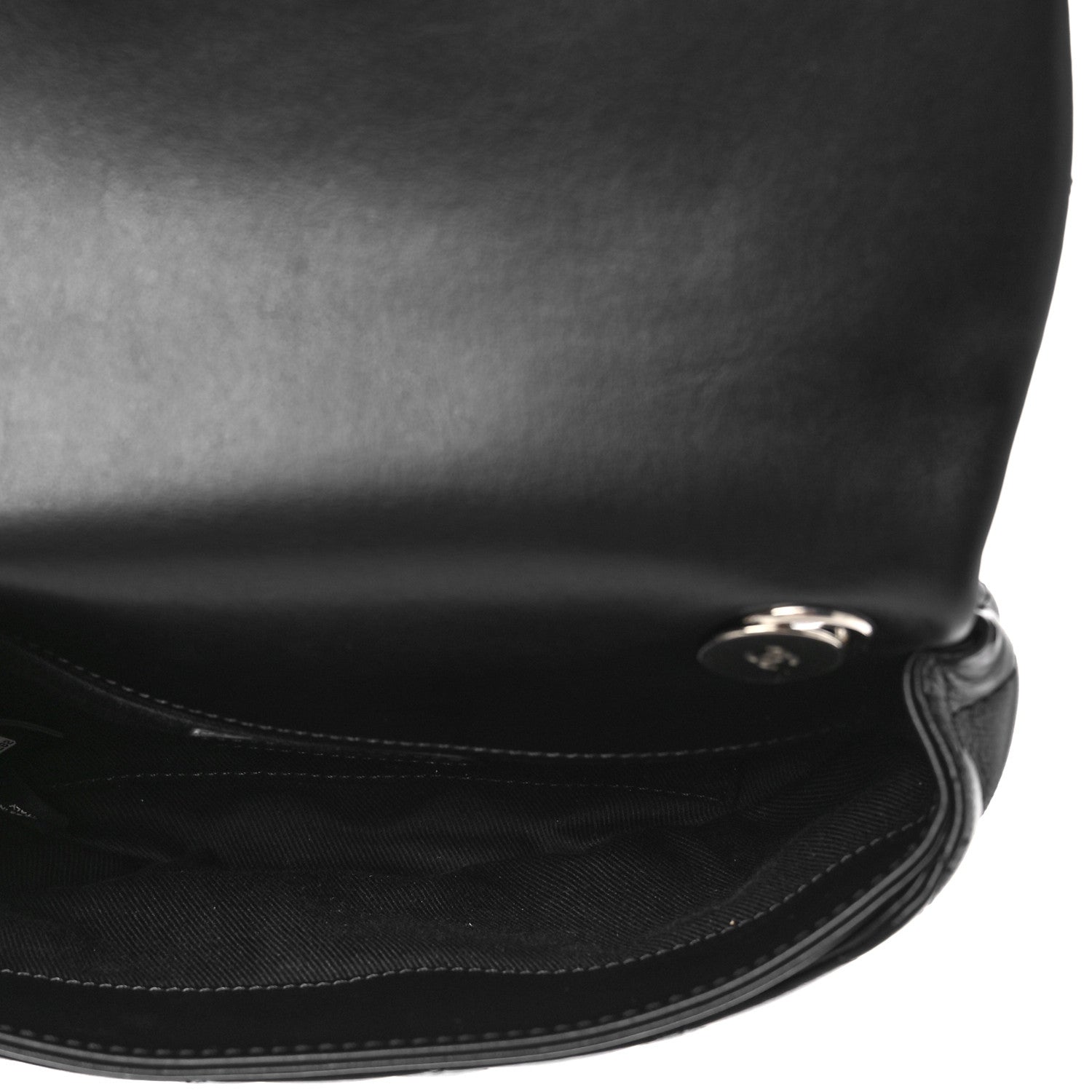 Chanel Calfskin Quilted CC Uniform Flap Belt Bag Black 5 of 9