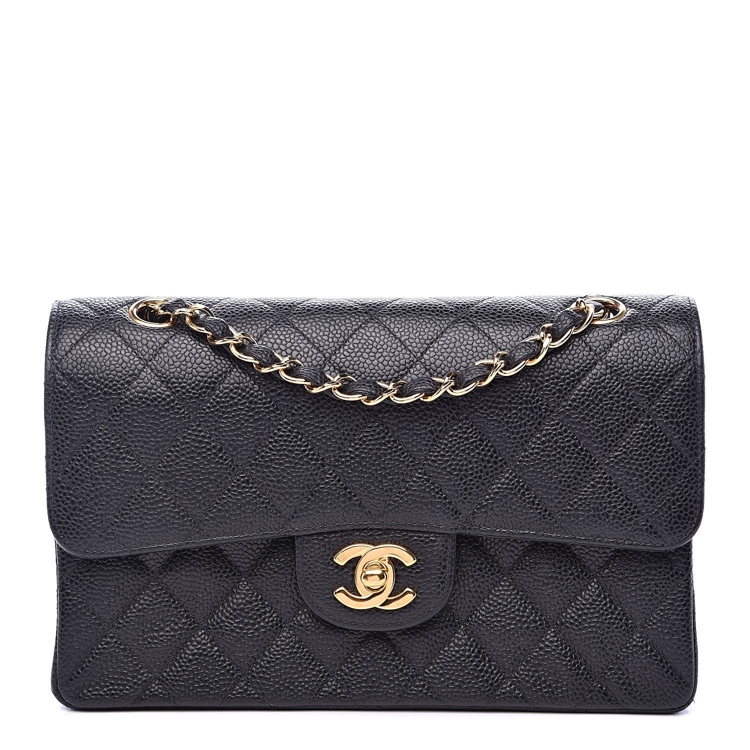 Chanel Caviar Quilted Small Double Flap Black 1 of 14