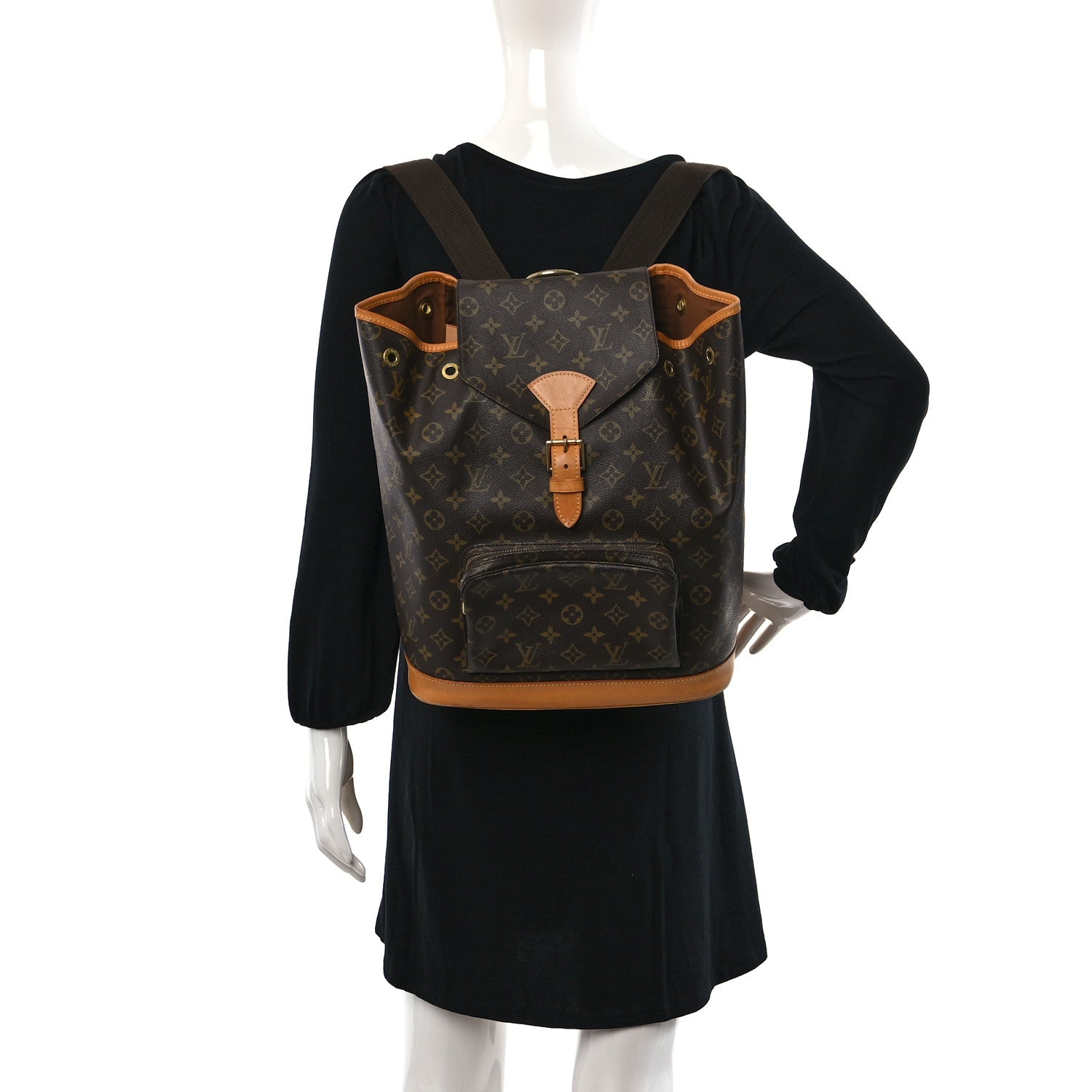 Louis Vuitton Monogram Montsouris GM Backpack 2 of 14