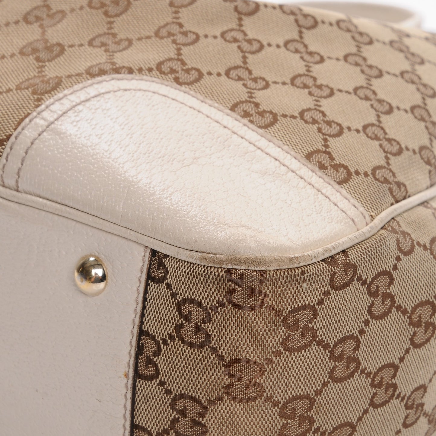Monogram Medium Princy Tote Off White