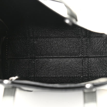 Marc Jacobs Grained Calfskin The Tag Tote Grey White 5 of 9