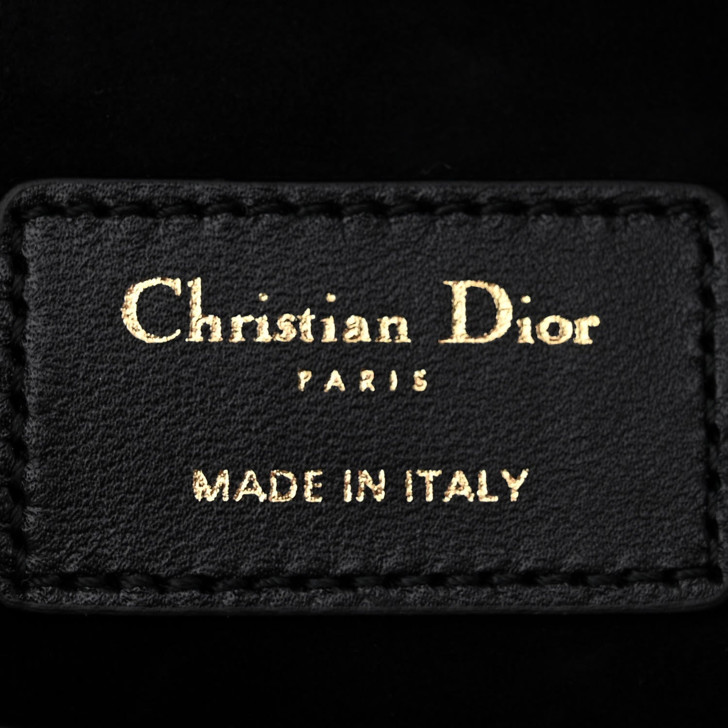 Christian Dior Lambskin Cannage Medium Lady D-Joy Black 6 of 10