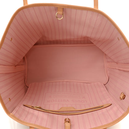 Louis Vuitton Damier Azur Neo Neverfull MM Rose Ballerine 6 of 12
