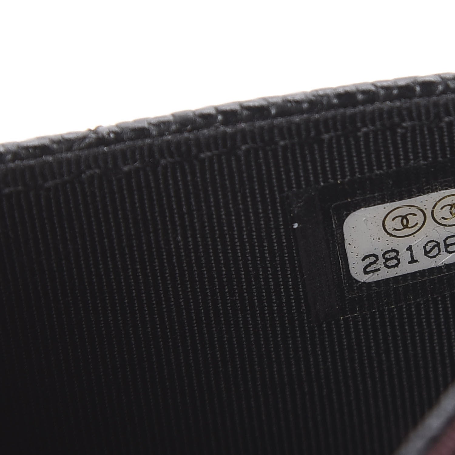 Chanel Caviar Quilted Flap Card Holder Wallet Black 7 of 7