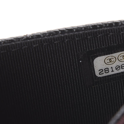 Chanel Caviar Quilted Flap Card Holder Wallet Black 7 of 7